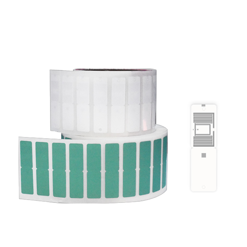 RFID UHF Perforated Matte Pet Jewelry 60*15mm KU7chip Tags for for Inventory Management